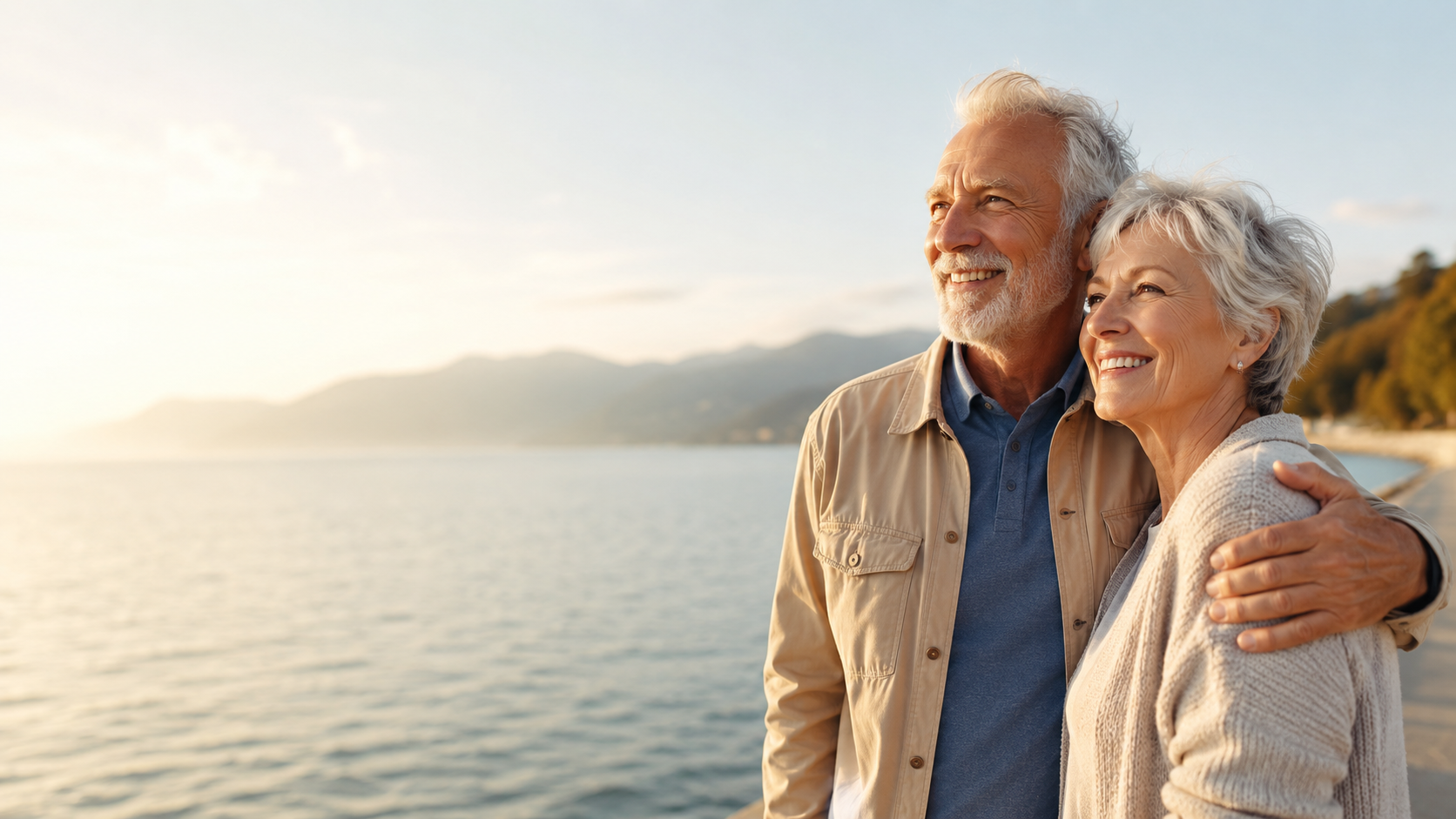 Older adults enjoying time together and using helpful services